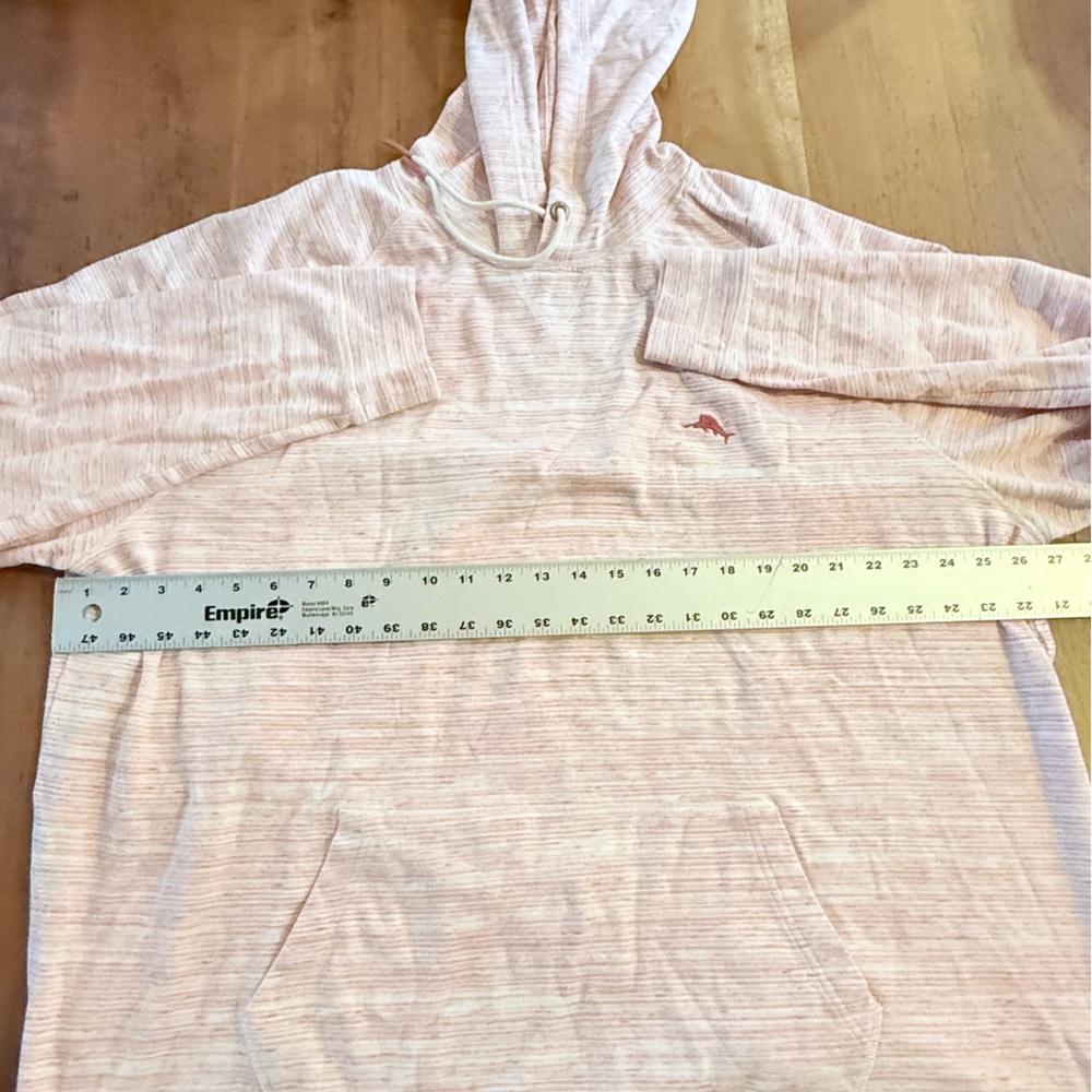 Tommy Bahama Pink Striped Hoodie - Picture 4 of 6